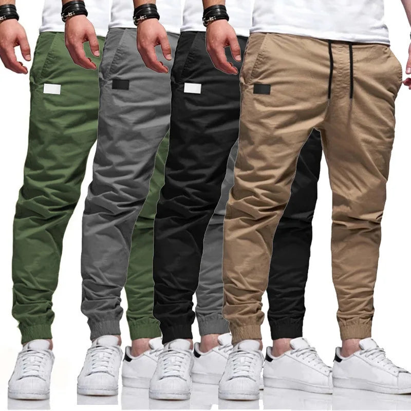 Pantalón Cargo Slim para Hombre — Estilo Safari, Múltiples Bolsillos, Tallas S a XXXL