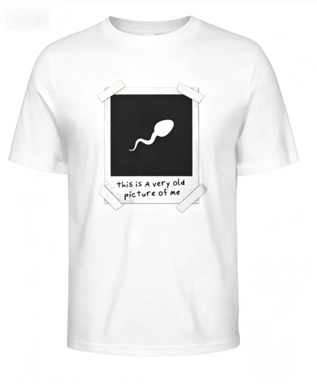 Camiseta Gráfica Divertida "Esta Es Una Foto Muy Antigua de Mí" | Algodón Streetwear