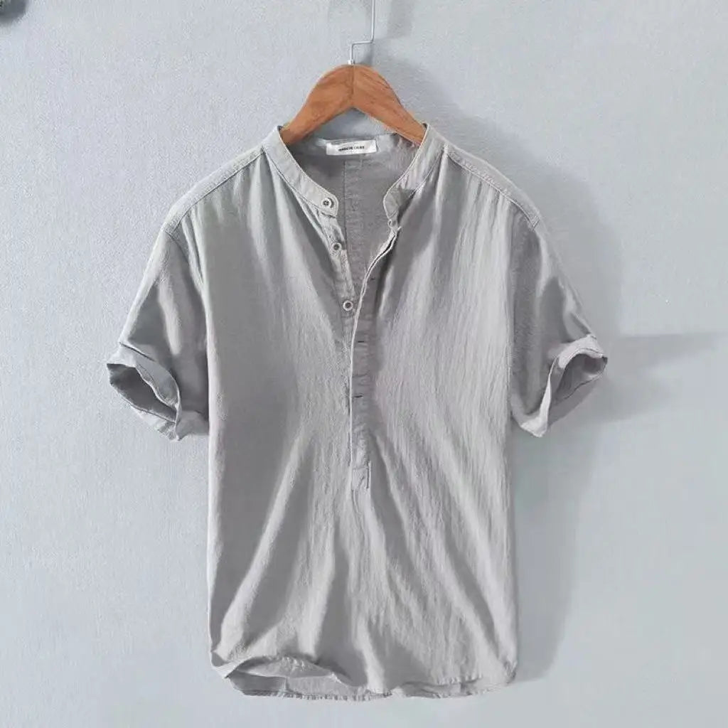 Nuevas camisas de lino para hombre