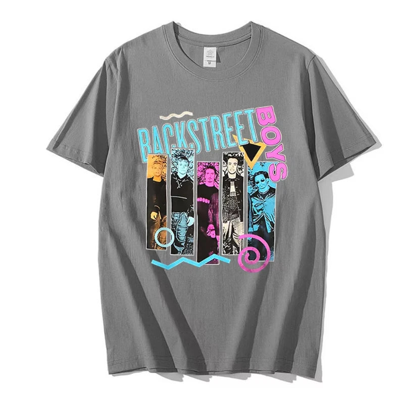 Camiseta Vintage Backstreet Boys 90s — Oversized Streetwear Unisex