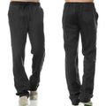 Pantalones de Lino y Algodón para Hombre – Corte Recto, Casual Streetwear con Bolsillo Trasero