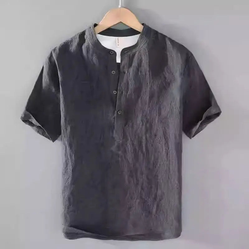 Nuevas camisas de lino para hombre