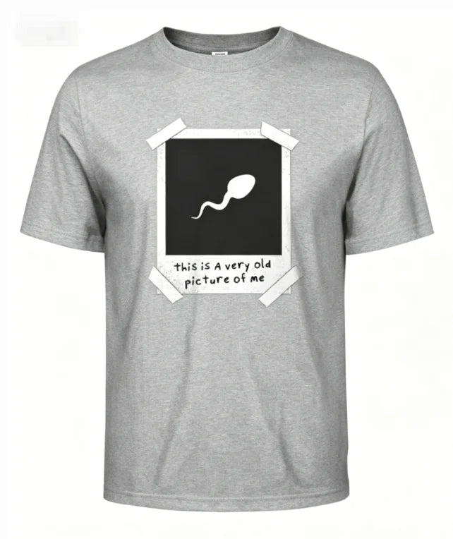 Camiseta Gráfica Divertida "Esta Es Una Foto Muy Antigua de Mí" | Algodón Streetwear