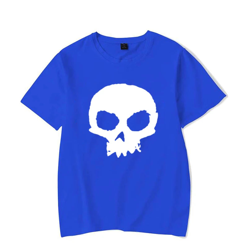 Camiseta Oversized Calavera Gráfica Hombre — Streetwear Casual