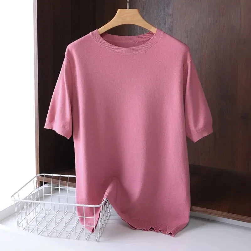 Camiseta de lana merino superfina