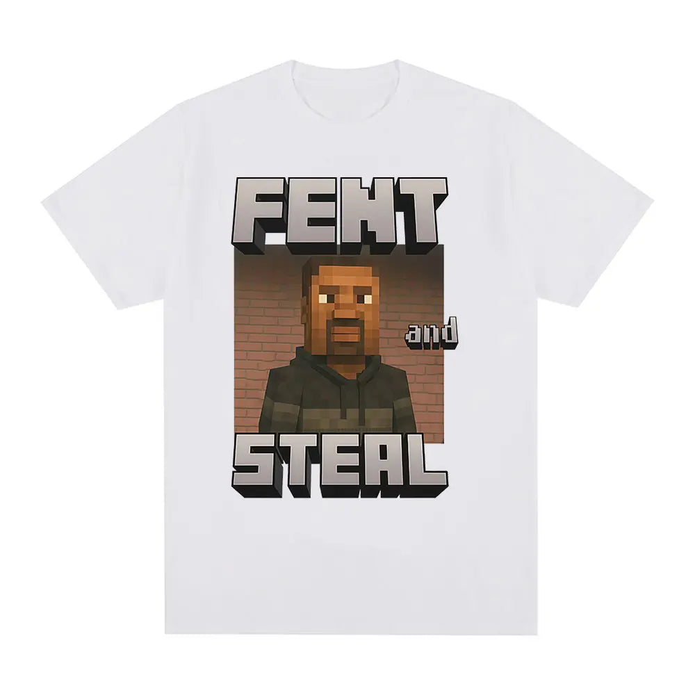 Camiseta Meme Gráfico Oversized | 100% Algodón Streetwear Vintage | Manga Corta