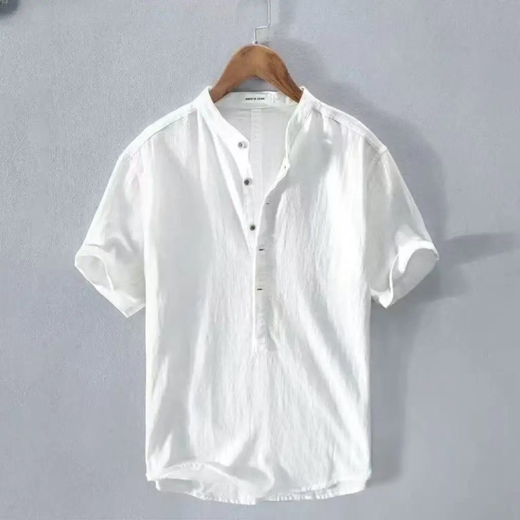Nuevas camisas de lino para hombre