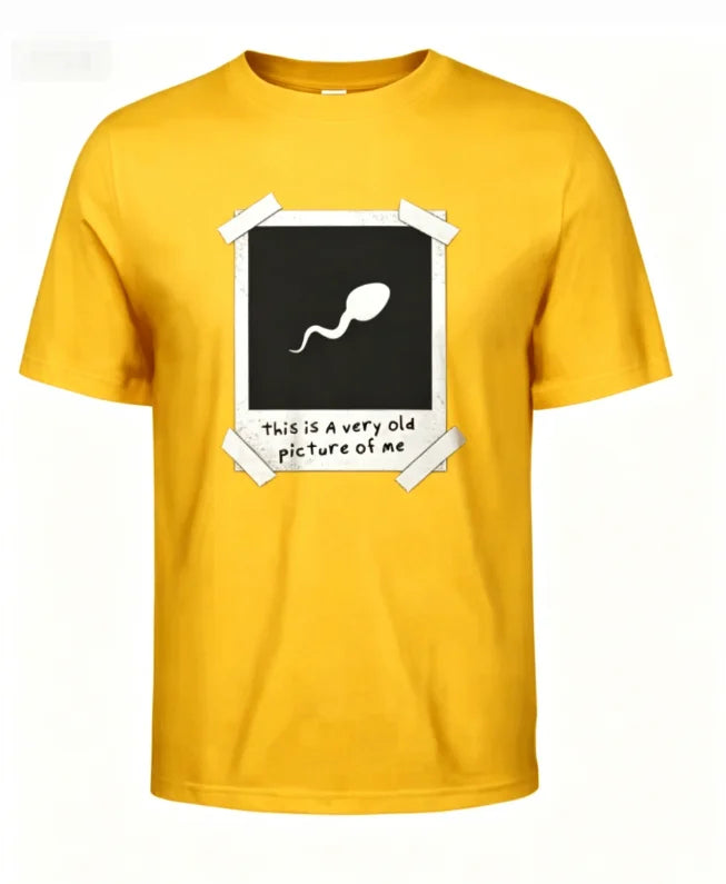 Camiseta Gráfica Divertida "Esta Es Una Foto Muy Antigua de Mí" | Algodón Streetwear
