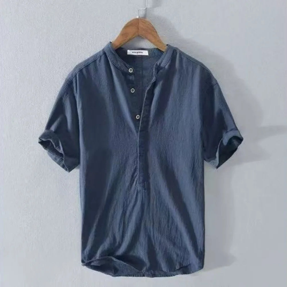 Nuevas camisas de lino para hombre