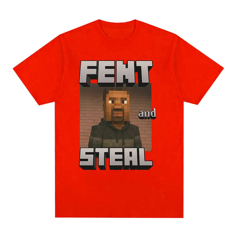 Camiseta Meme Gráfico Oversized | 100% Algodón Streetwear Vintage | Manga Corta