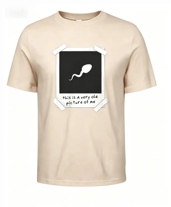 Camiseta Gráfica Divertida "Esta Es Una Foto Muy Antigua de Mí" | Algodón Streetwear
