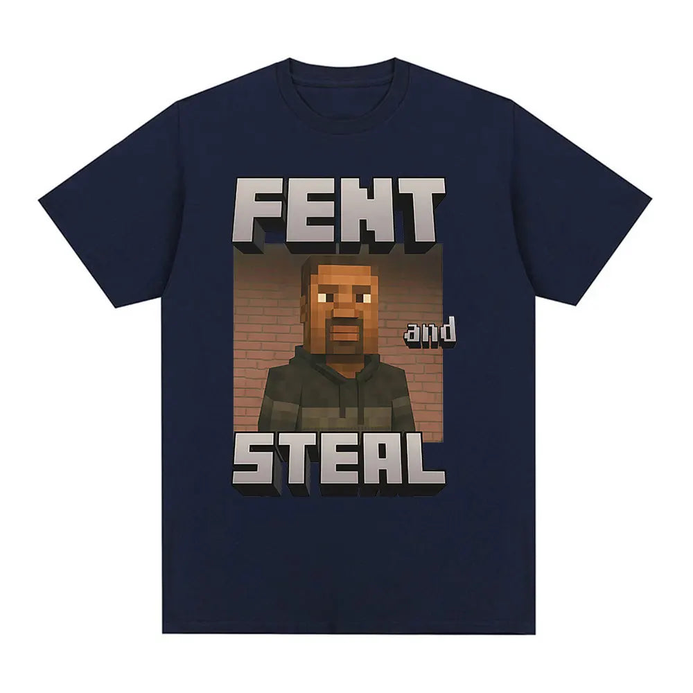Camiseta Meme Gráfico Oversized | 100% Algodón Streetwear Vintage | Manga Corta