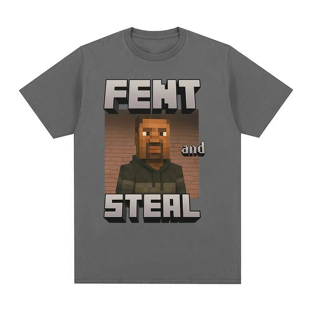 Camiseta Meme Gráfico Oversized | 100% Algodón Streetwear Vintage | Manga Corta