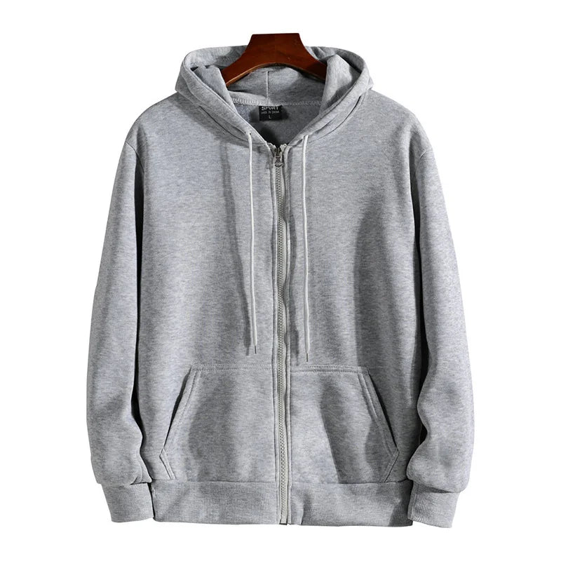 Sudadera con capucha y cremallera