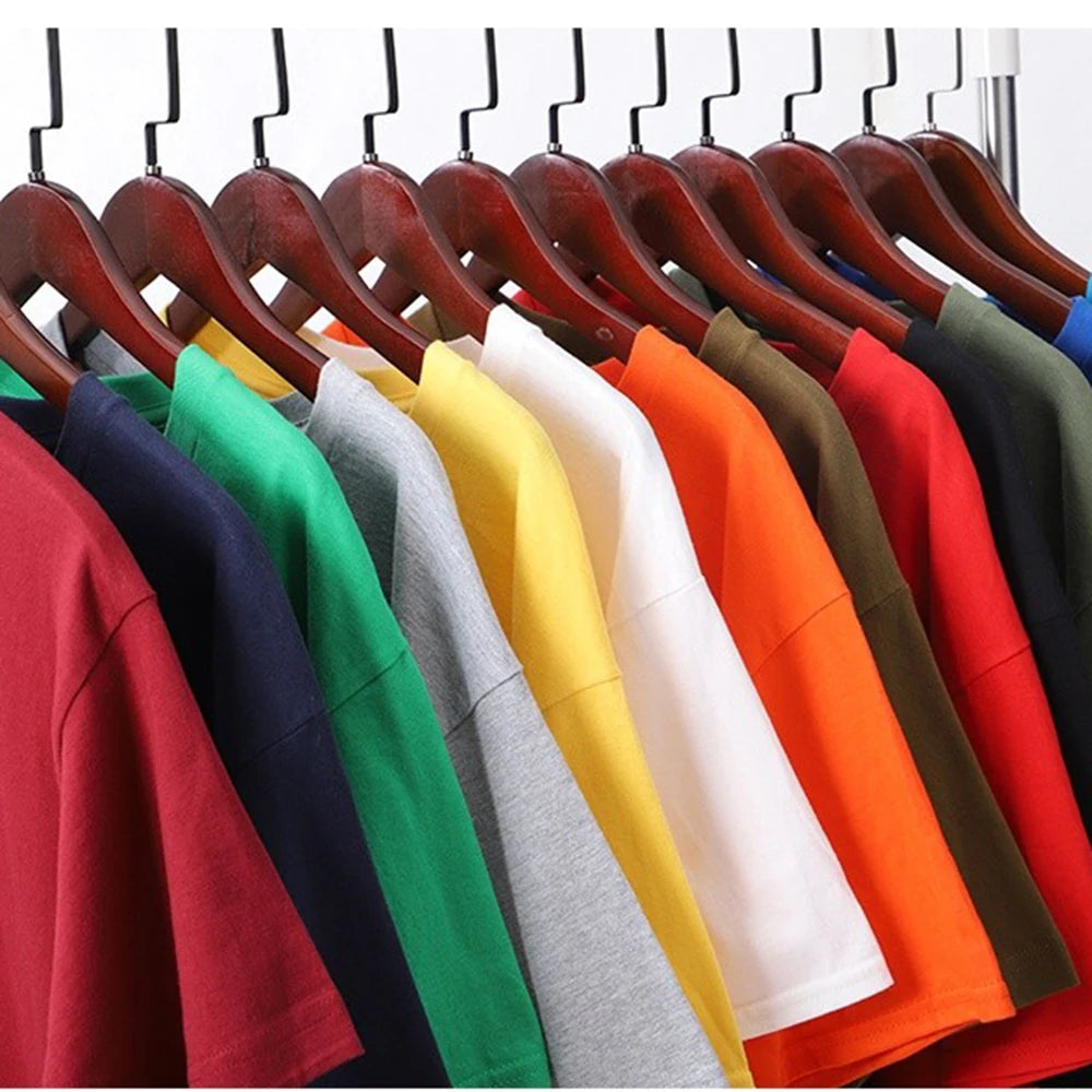 Camiseta de Algodón con Estampado de Letras | Streetwear Transpirable