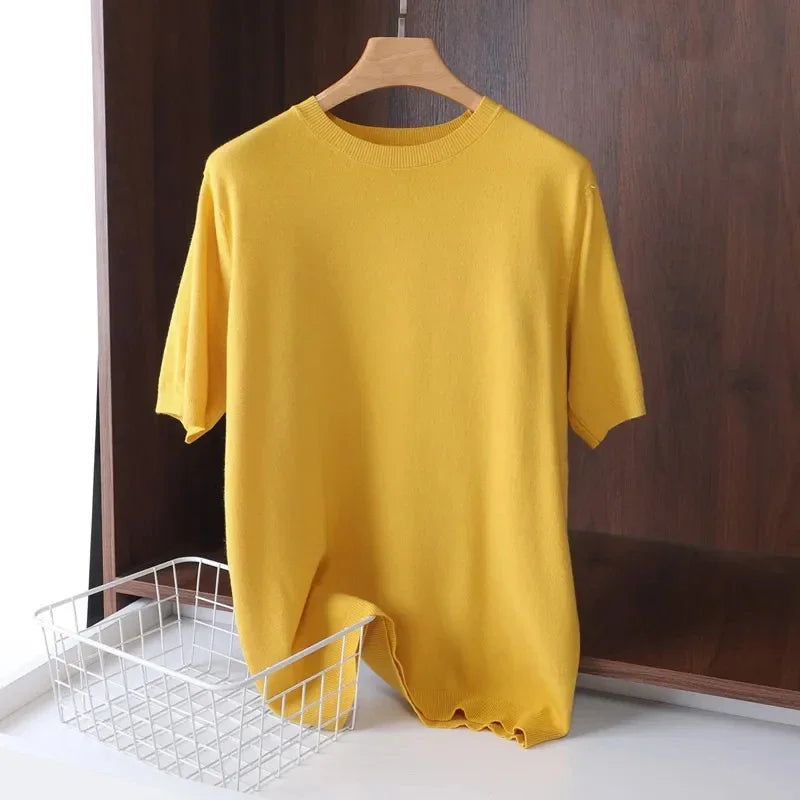 Camiseta de lana merino superfina
