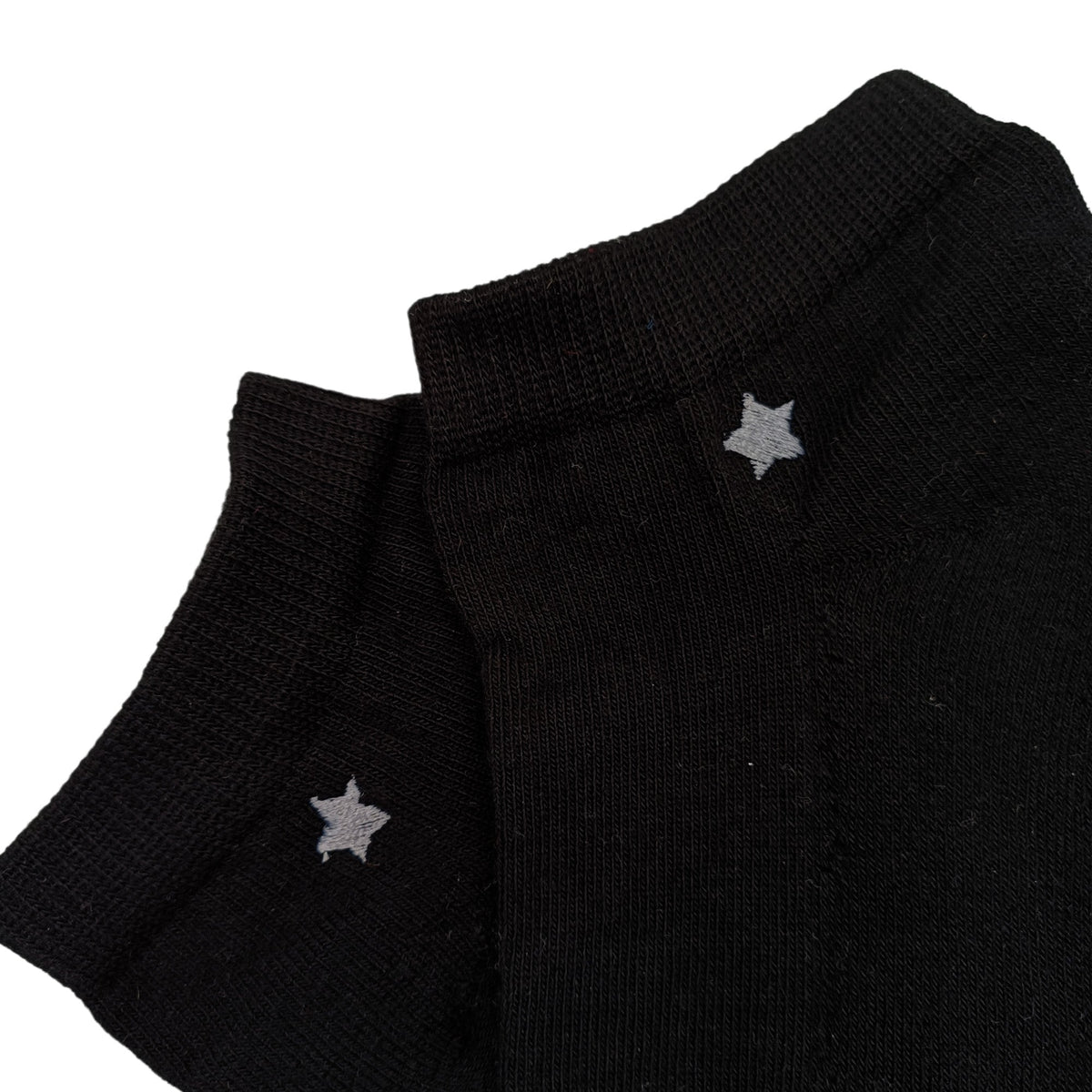 Tobillero Deportivo Negro Bordado Estrella