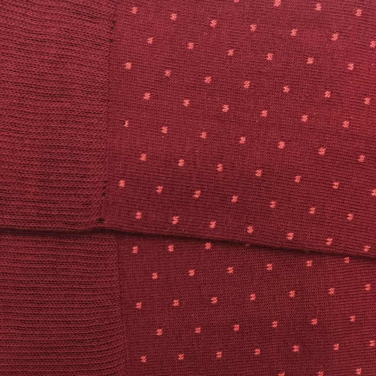 Caña Baja Topitos Burdeos Scarlet