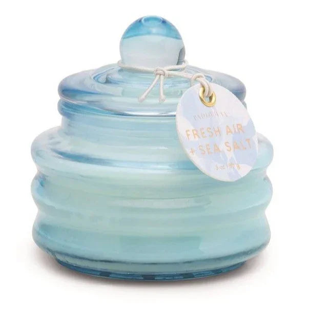 Vela en Vaso de Vidrio Paddywax Beam 85g - Aire Fresco & Sal Marina | Aroma Relajante y Diseño Costero