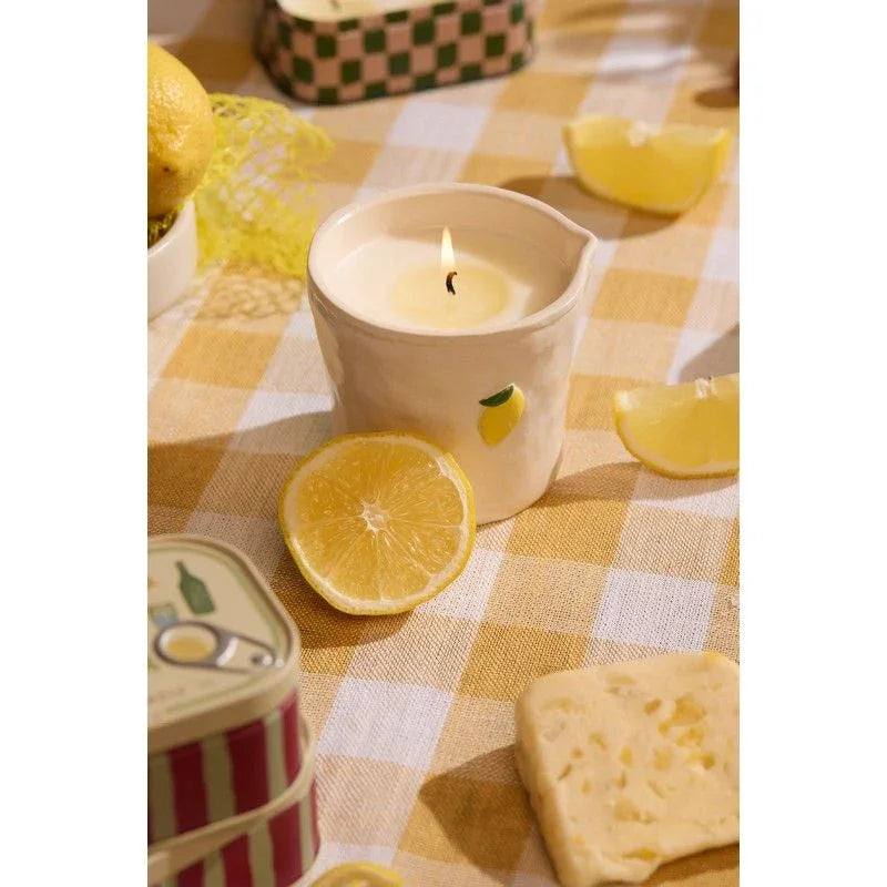 Vela de Cerámica Paddywax Bistro 226g - Limón Meyer | Frescura Cítrica y Diseño Artesanal