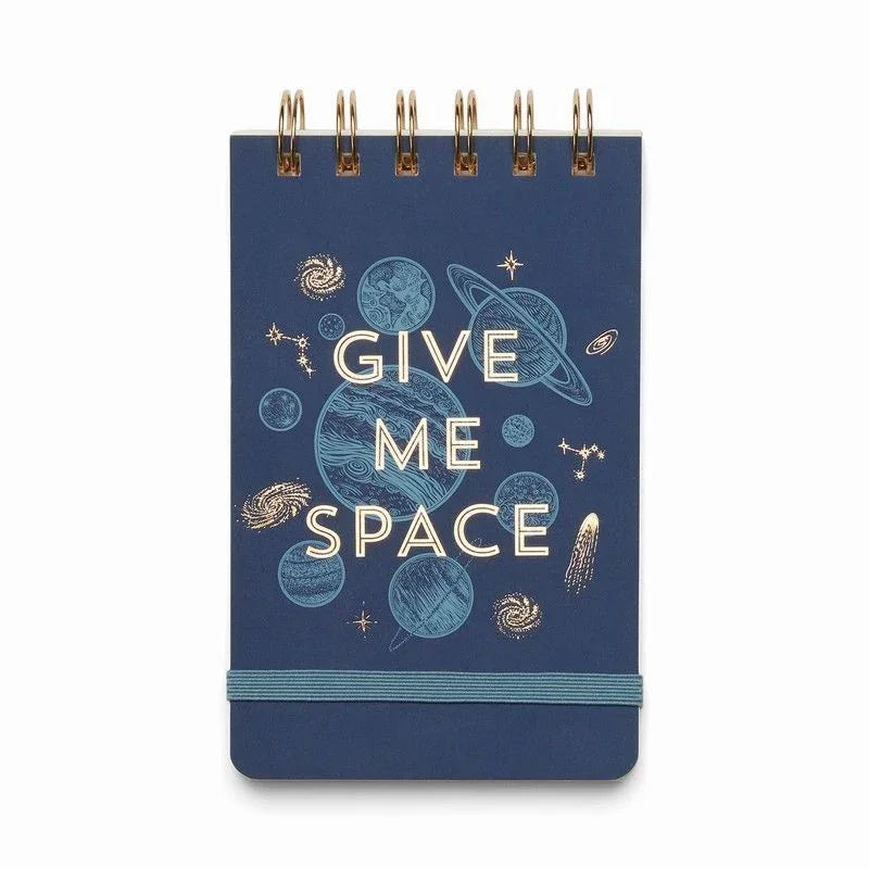 Bloc de Notas Vintage Sass - Give Me Space | Diseño Original con Encuadernación en Espiral