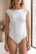 Body Top Mujer Cuello de Barco sin Mangas