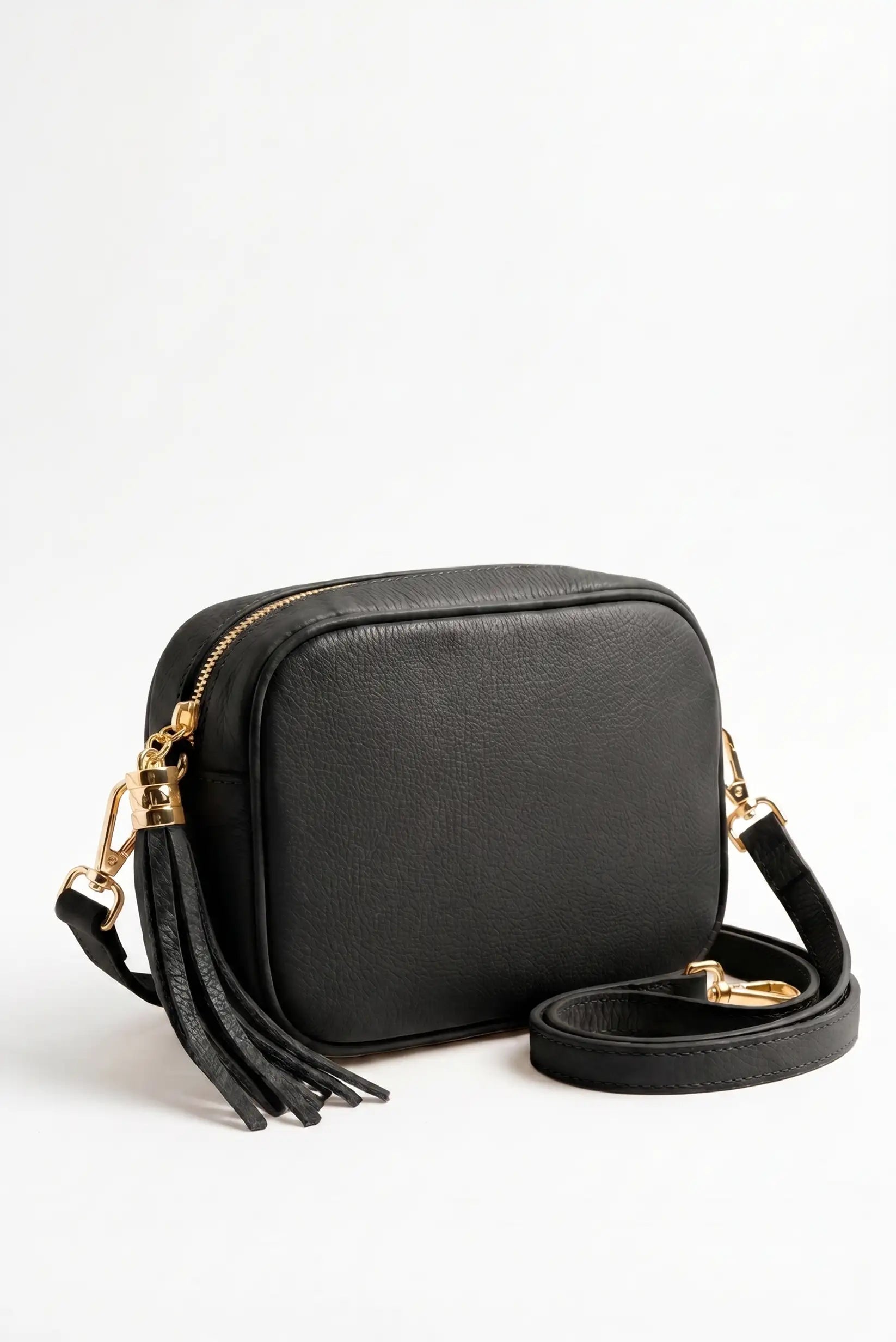 Bolso bandolera pequeño de piel borne