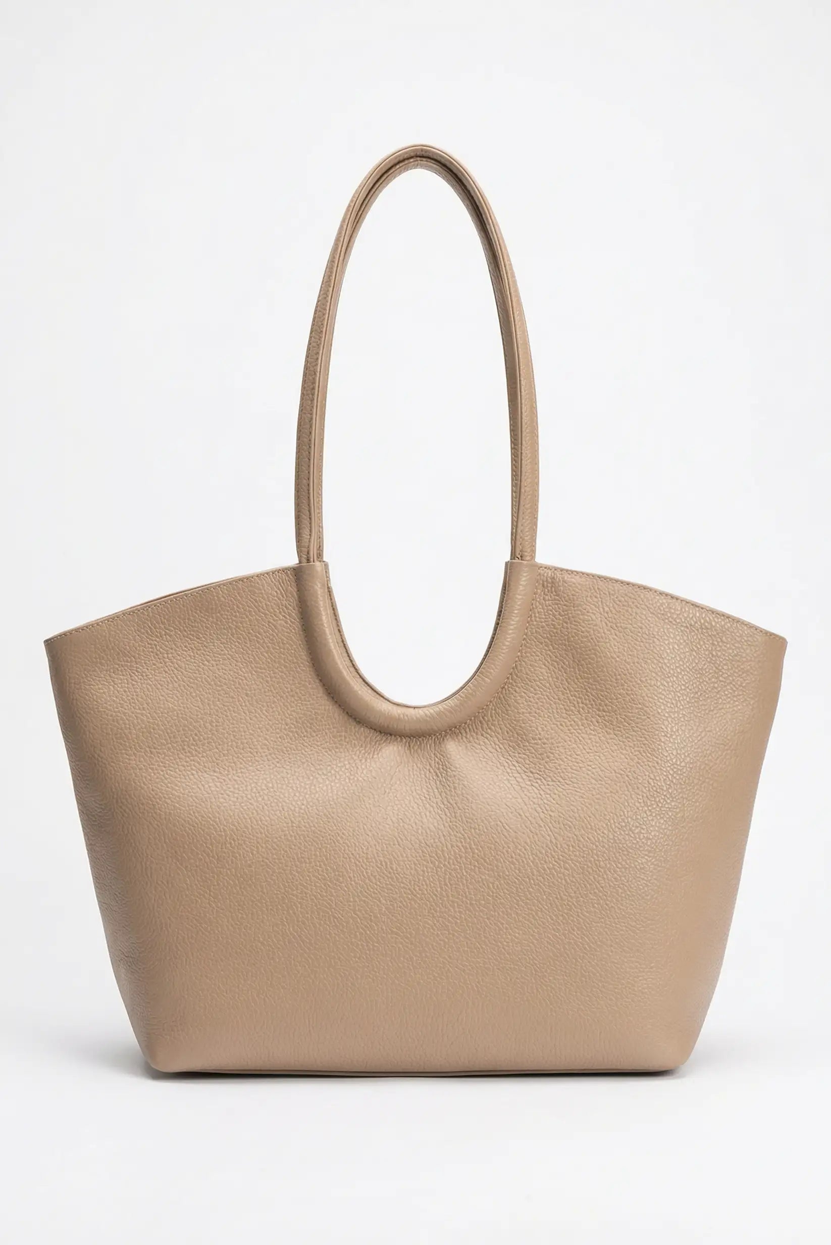 Bolso hombro de mujer grande de piel