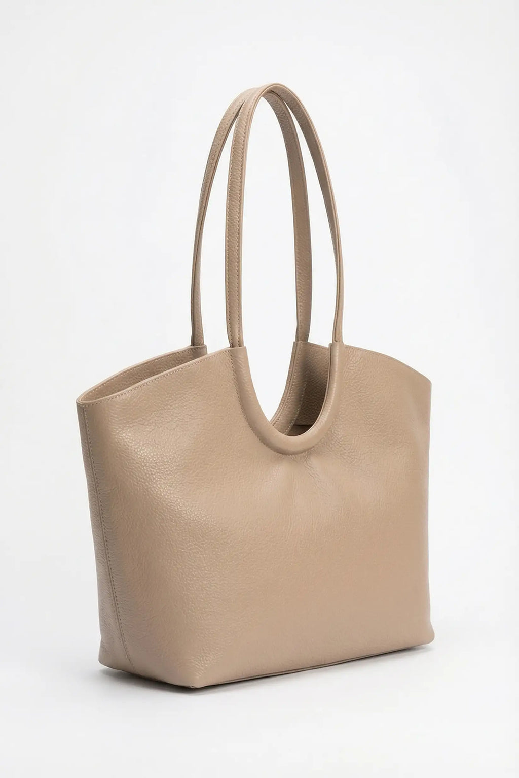 Bolso hombro de mujer grande de piel