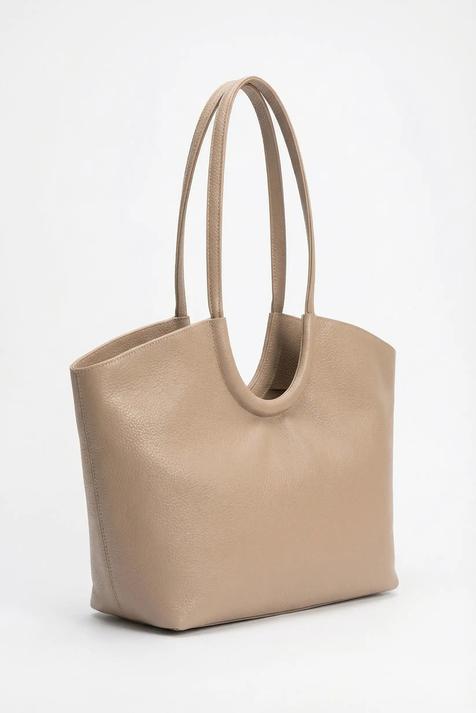 Bolso hombro de mujer grande de piel