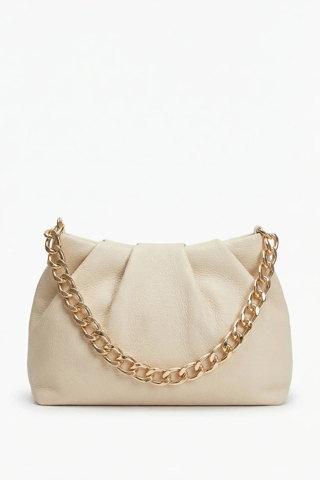 Bolso bandolera y de hombro con cadena dorada