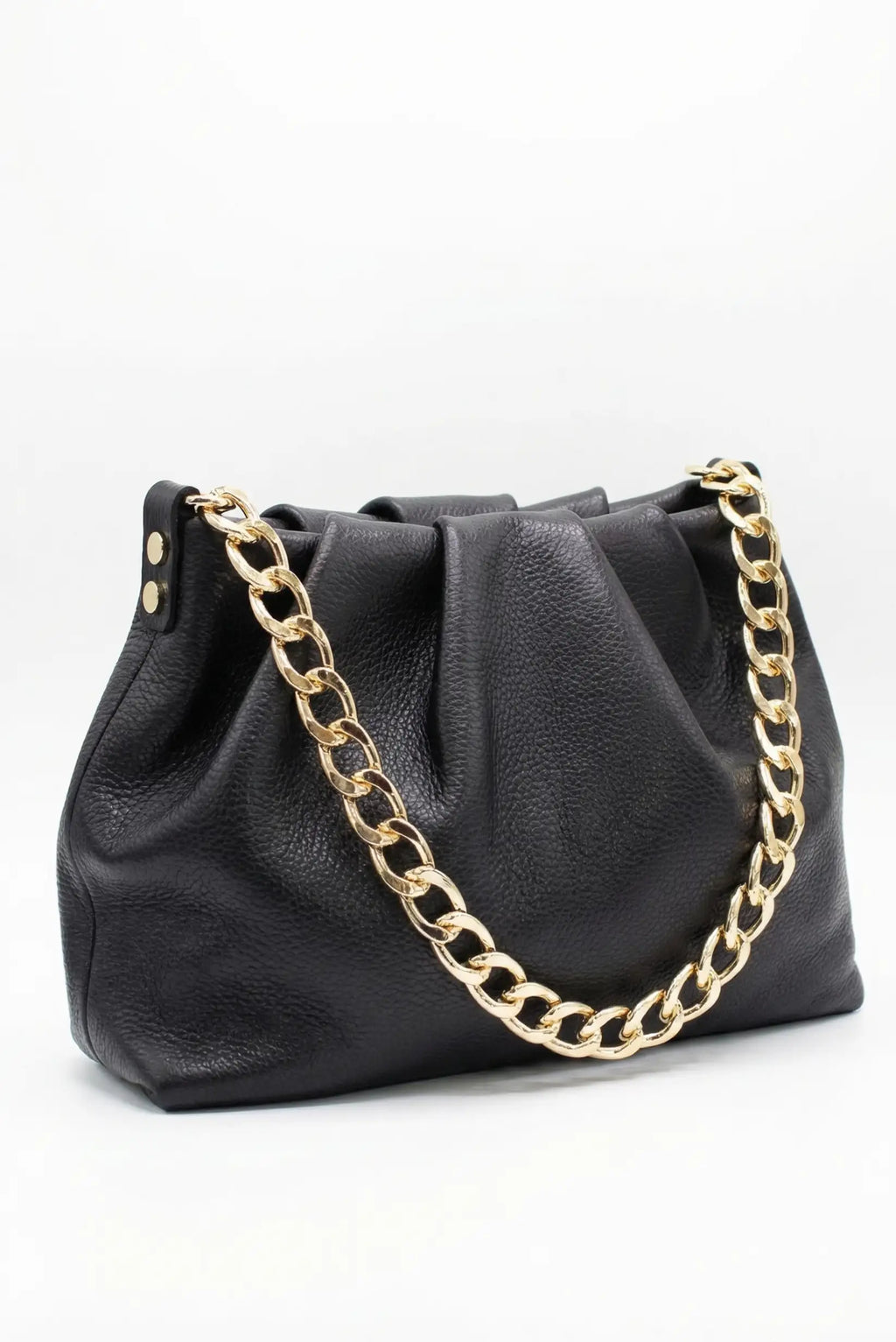 Bolso bandolera y de hombro con cadena dorada