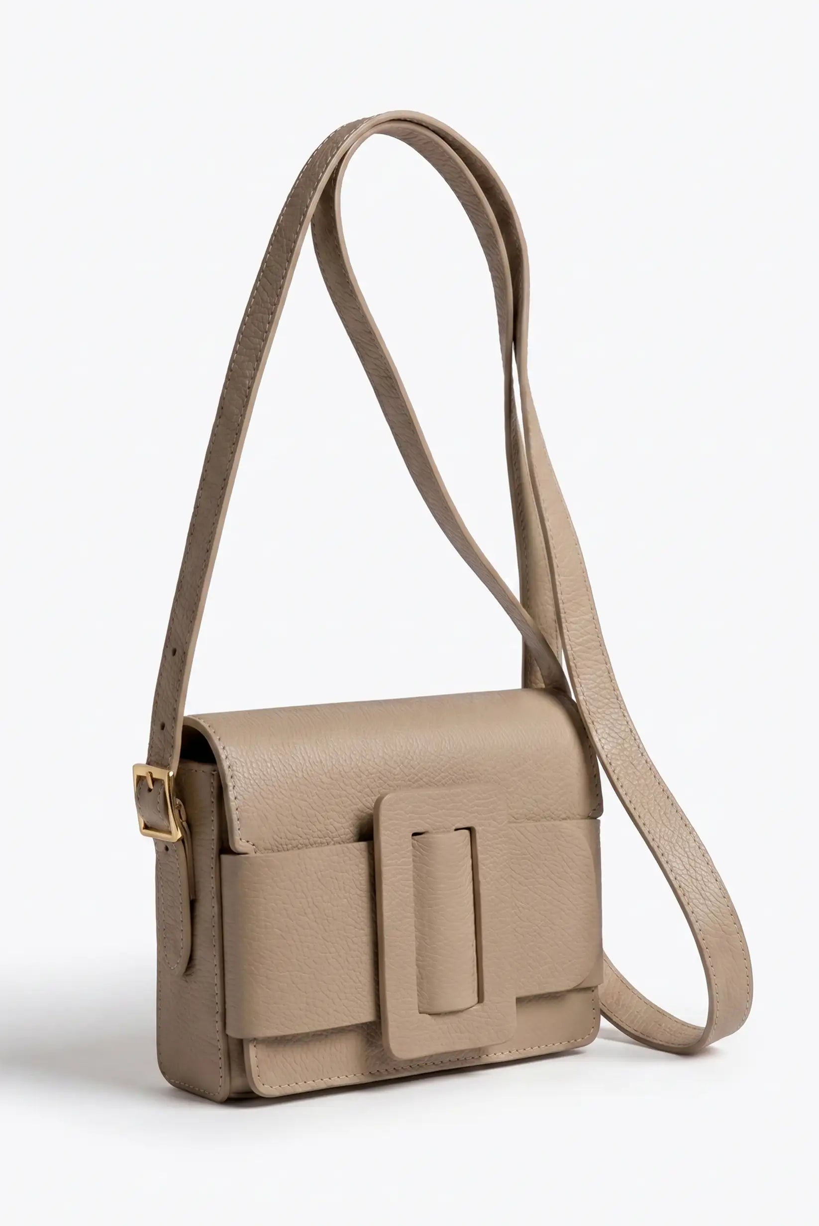 Bolso de mano y bandolera Taupe