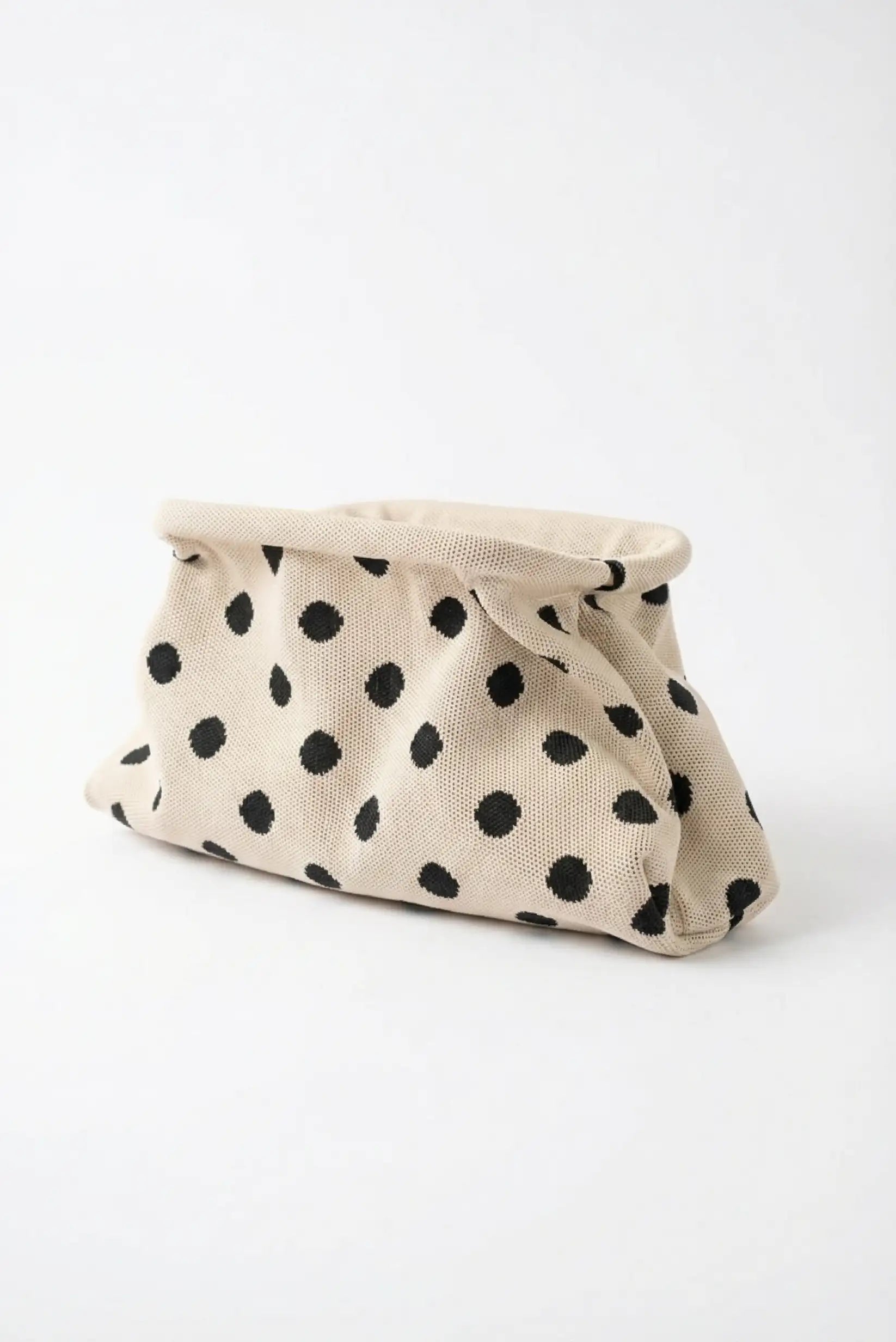 Bolso Clutch Mujer Topos Estilo Parisino | Neceser Playa Elegante