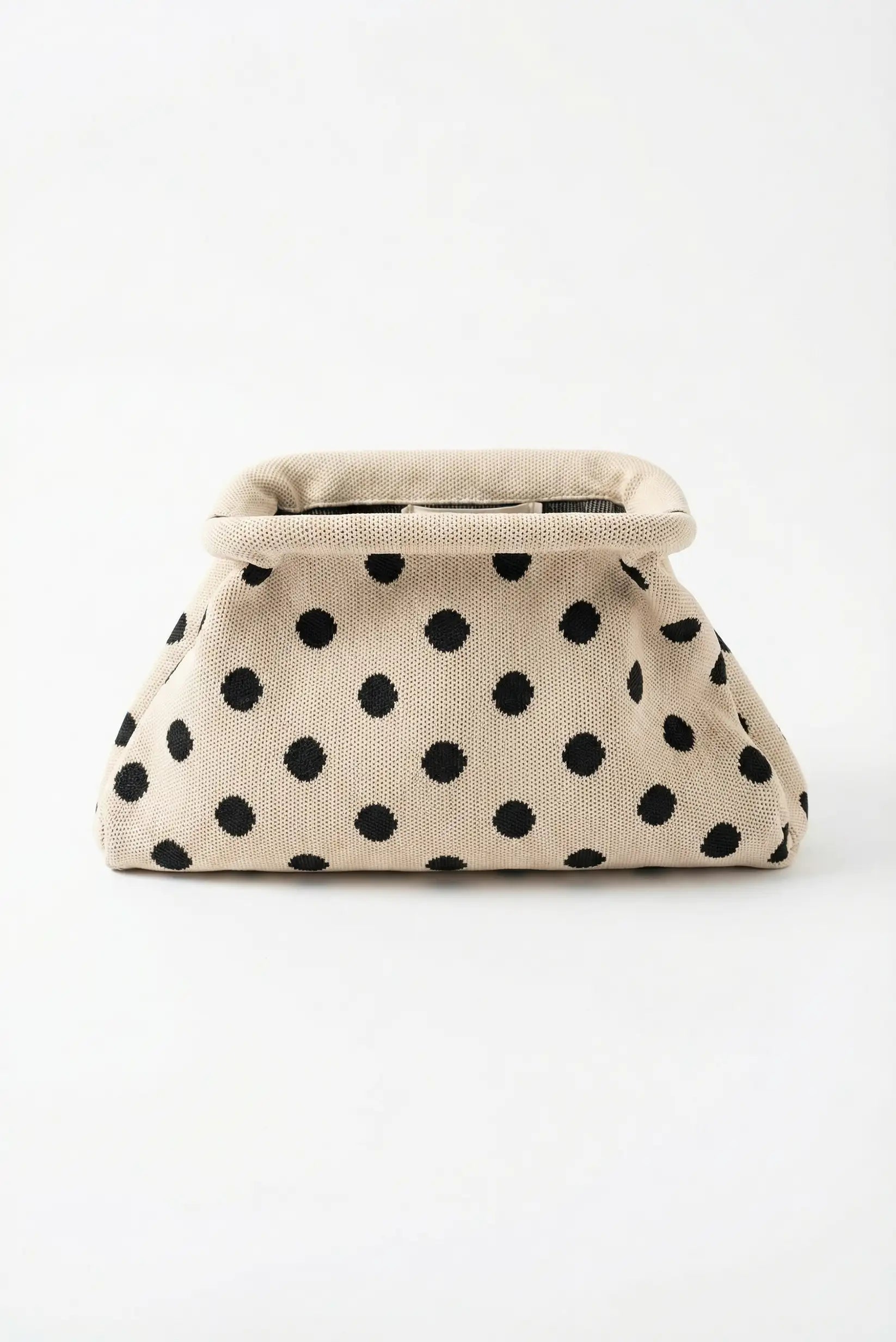 Bolso Clutch Mujer Topos Estilo Parisino | Neceser Playa Elegante