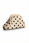Bolso Clutch Mujer Topos Estilo Parisino | Neceser Playa Elegante