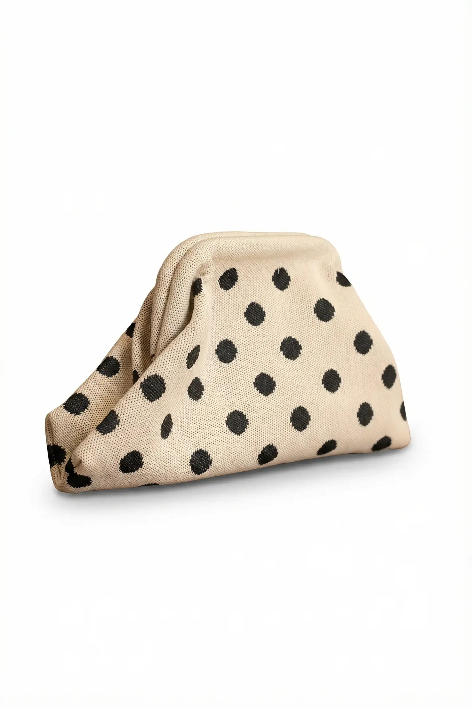 Bolso Clutch Mujer Topos Estilo Parisino | Neceser Playa Elegante