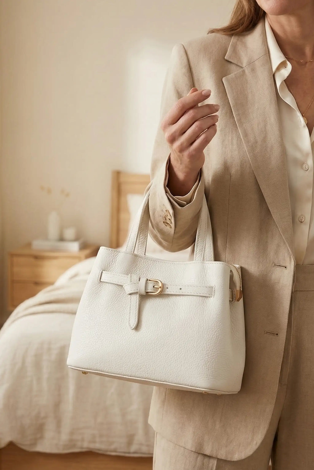 Bolso de mano y bandolera piel primavera