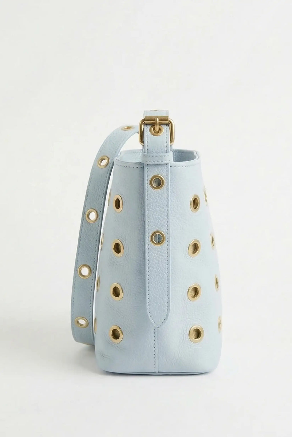 Bolso mujer bandolera con tachuelas doradas
