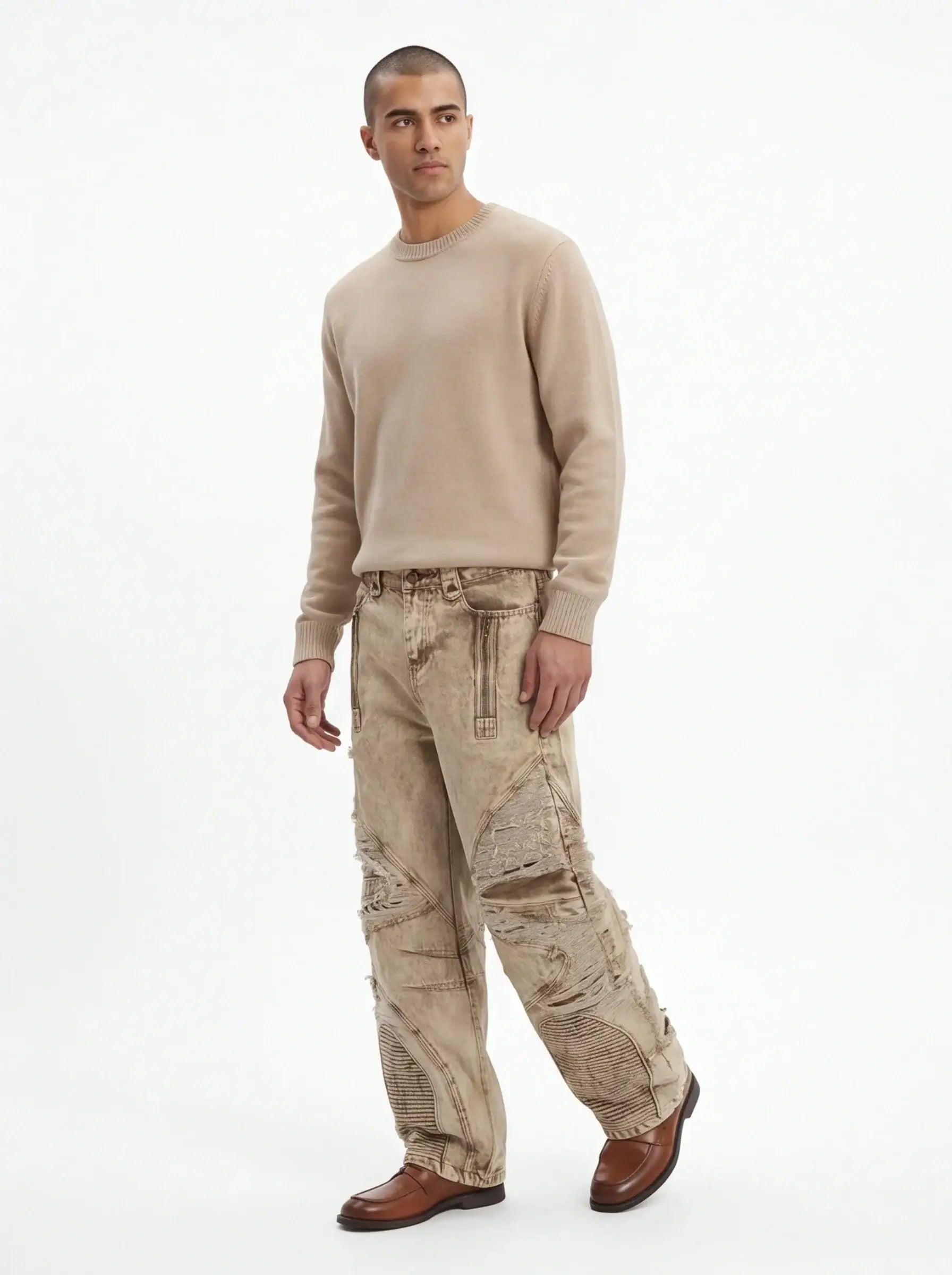 Matte Tailored Jeans