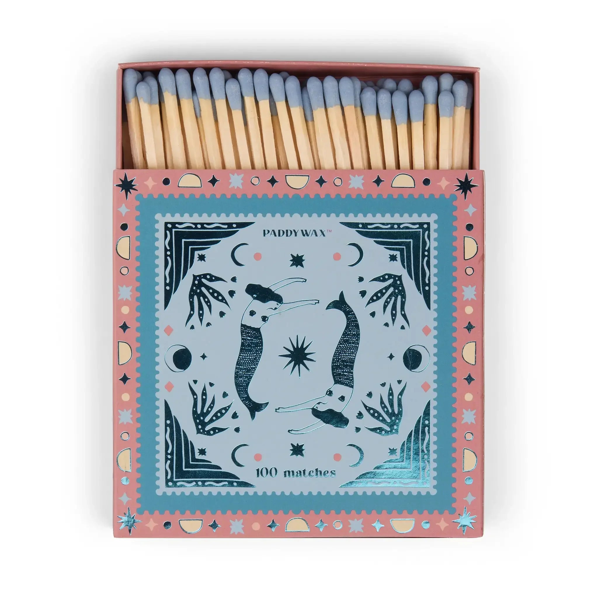 Jumbo Cajas de Cerillas Paddywax - Mermaids | 100 Cerillas con Diseño Mágico