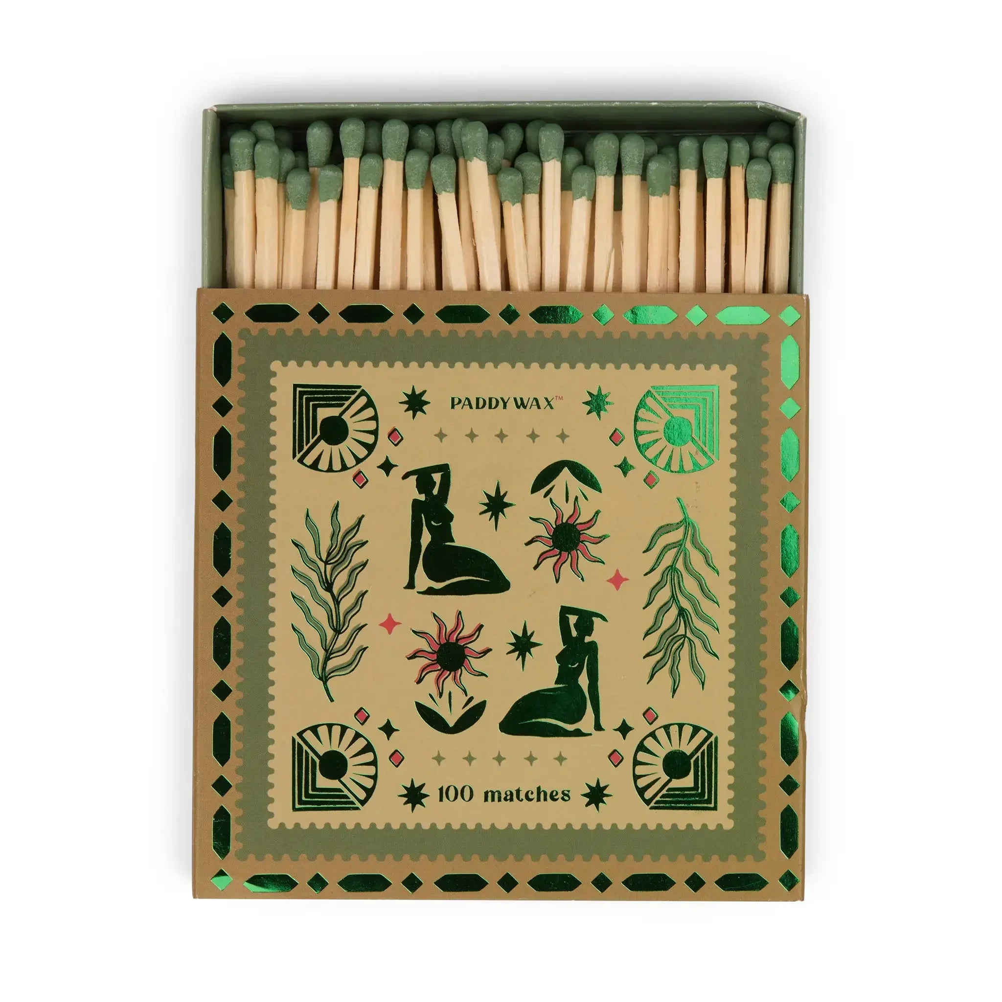 Jumbo Cajas de Cerillas Paddywax - Femme | 100 Cerillas con Diseño Elegante
