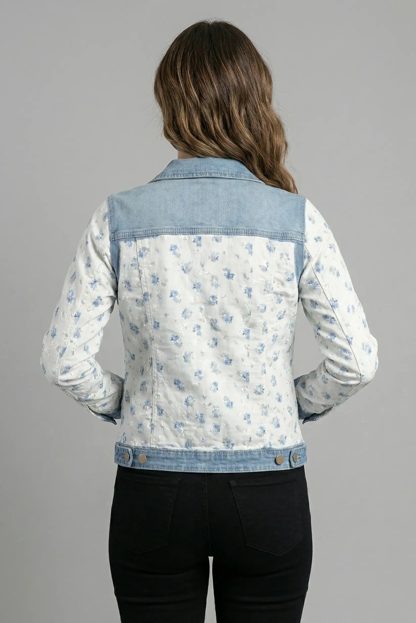 Chaqueta Vaquera Azul & Blanca Saint-Tropez