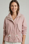 Chaqueta Primavera Mujer Rayas Rojas y Blancas