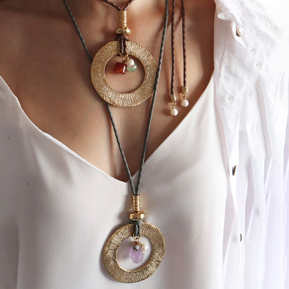 Collar largo Monsul CIRCLE