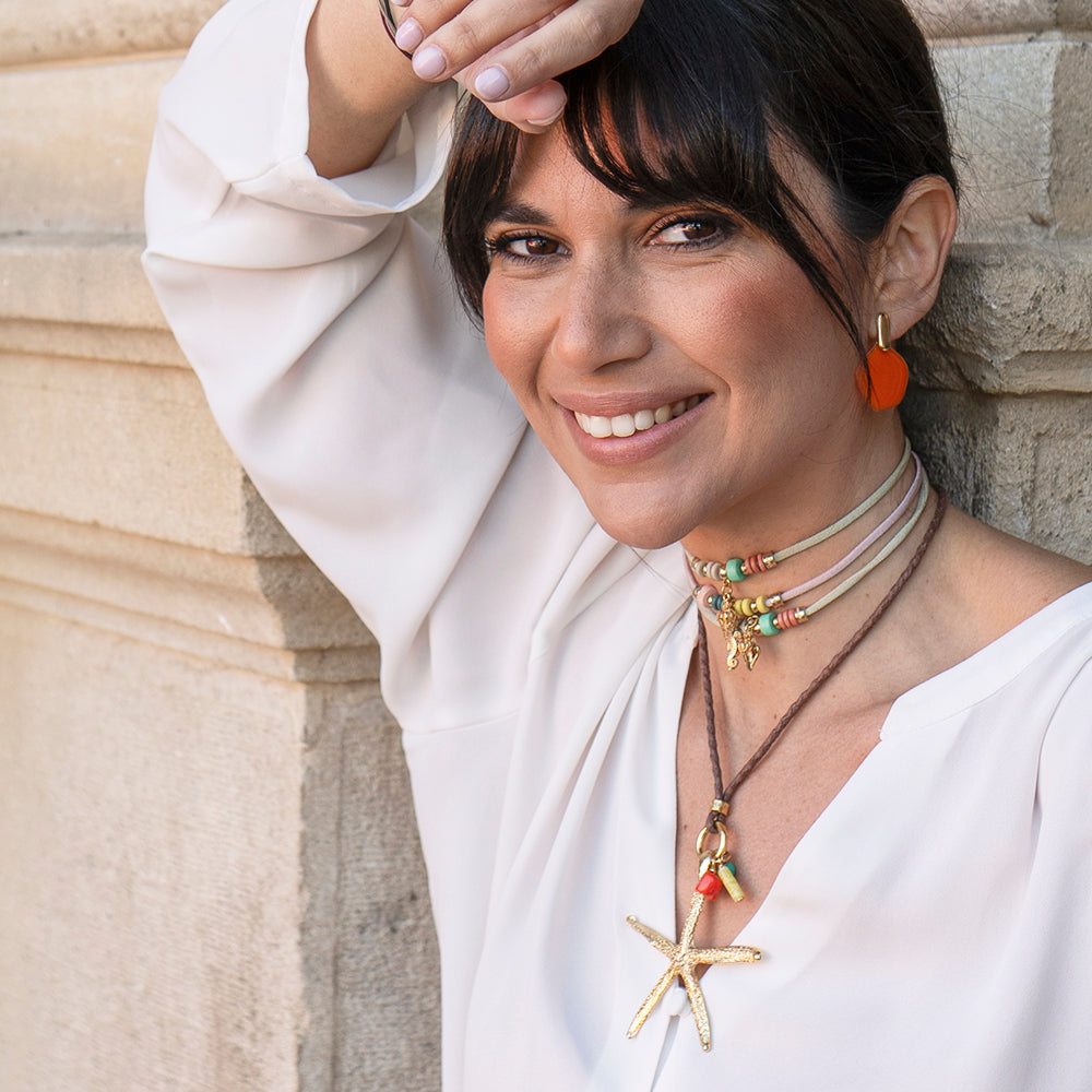 Collar largo mujer ajustable SERENIDAD ESTRELLA Monsul