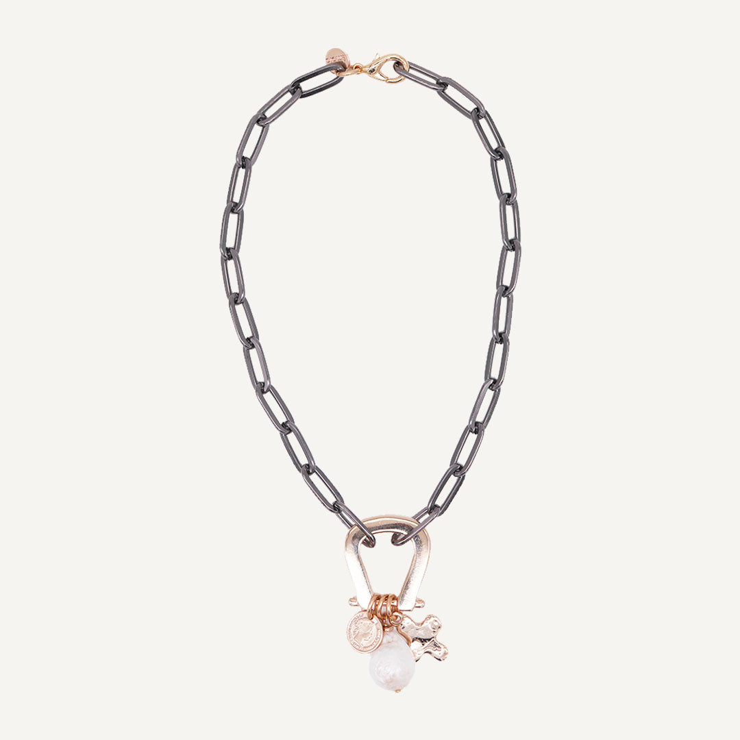 Collares de perlas modernos TESSABIT Herradura