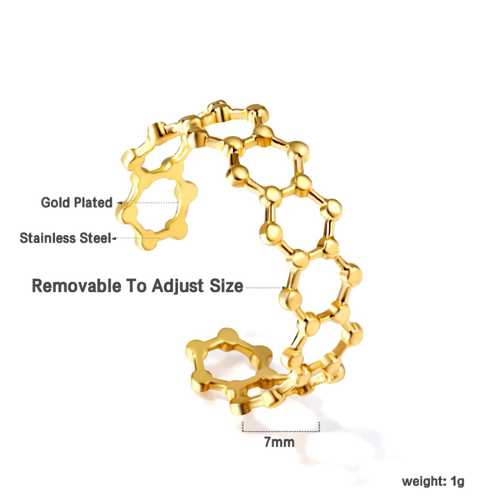 Anillo Structure Éclatant