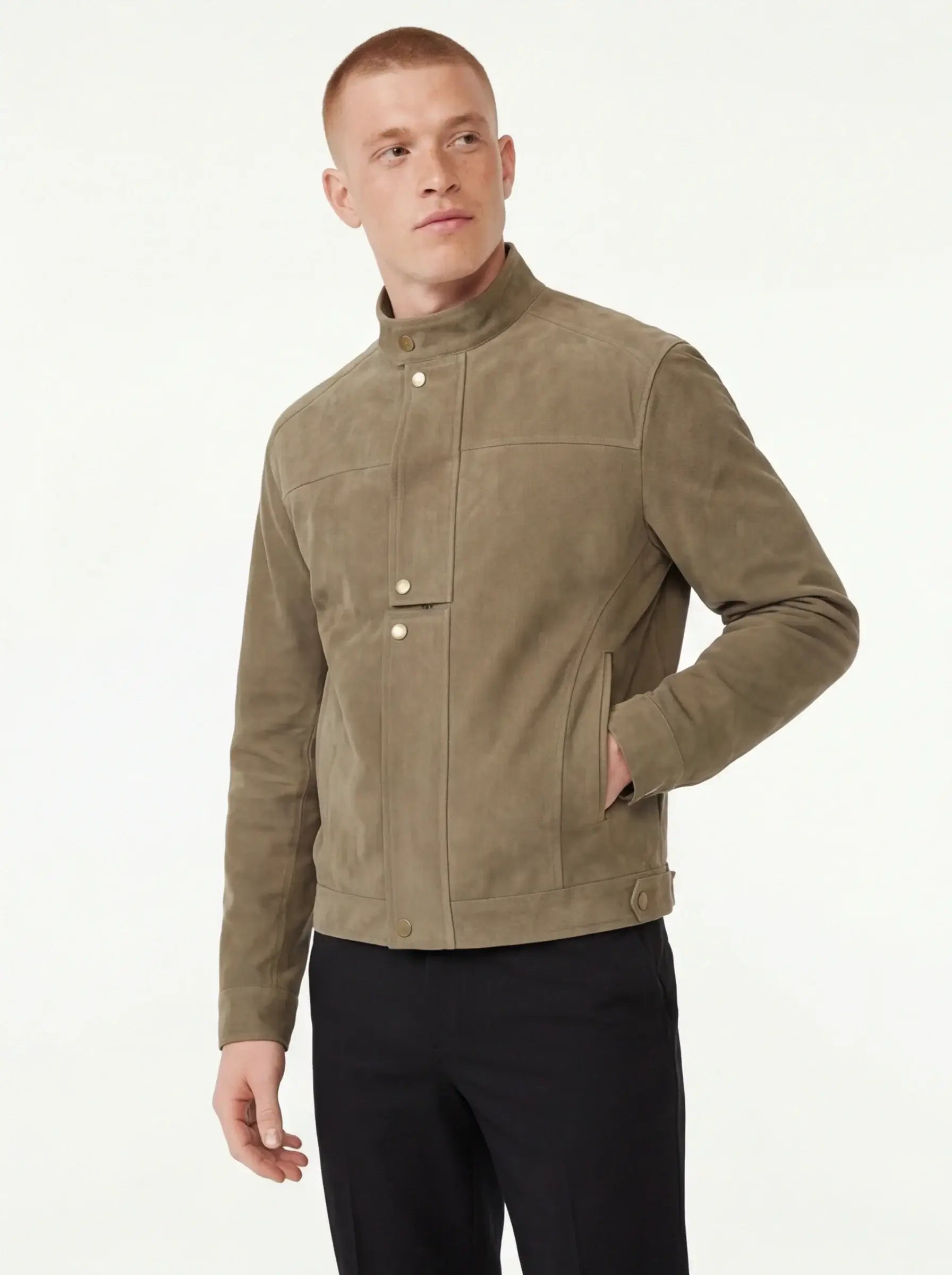Brushed Avant-Garde Jacket