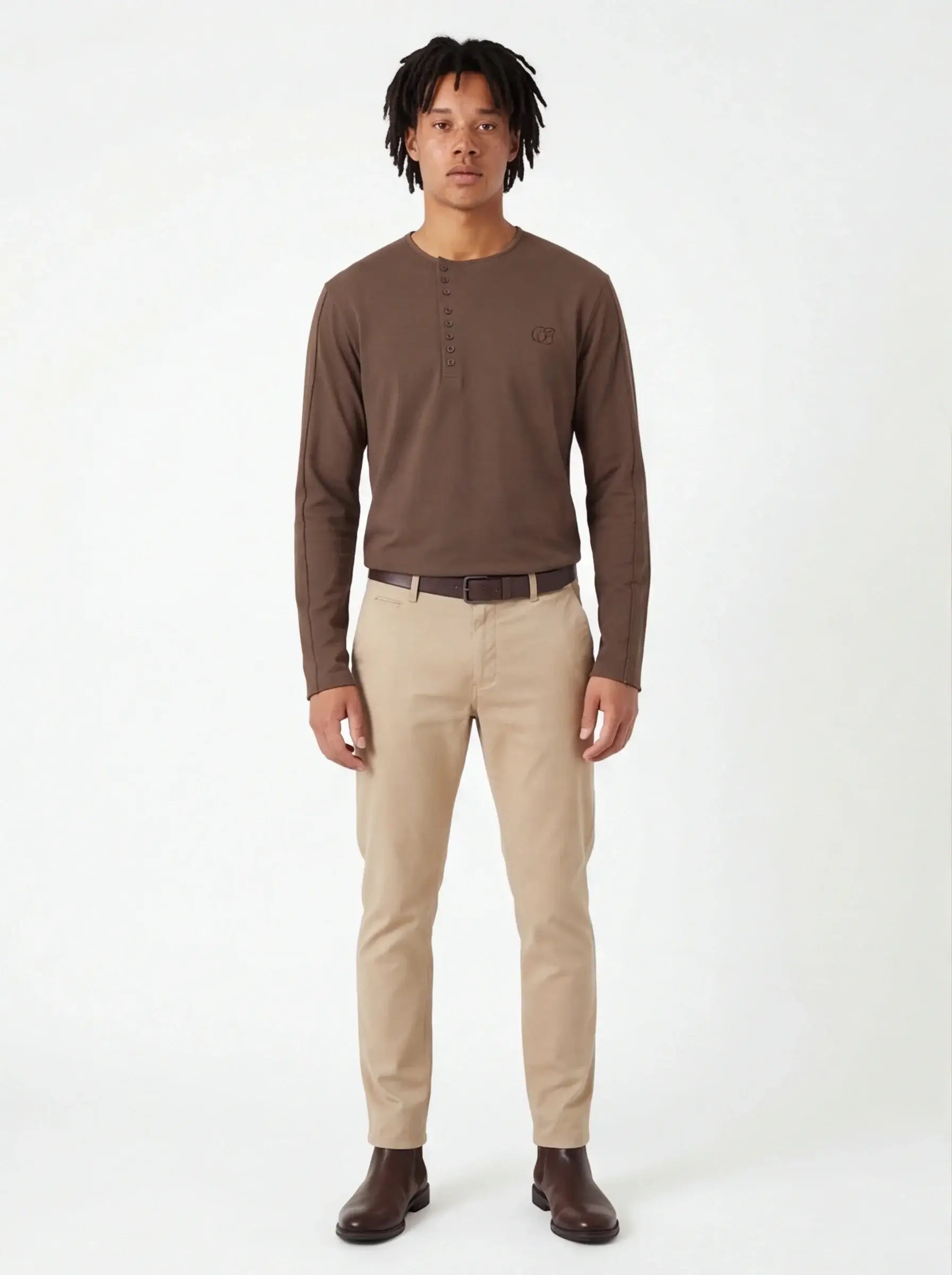 Brushed Iconic Long Sleeve Shirt